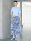 Bow Detail Embellished Neckline Knit Top