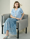 Pearl Button Detail Short Sleeve Jacket