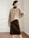 Classic Refined Knit Skirt