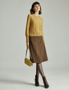 Classic Refined A-Line Skirt
