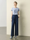Drawstring Wide-Leg Pants