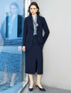 Navy Blue Tailored Blazer