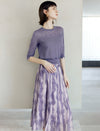 Tie Dye Midi Skirt