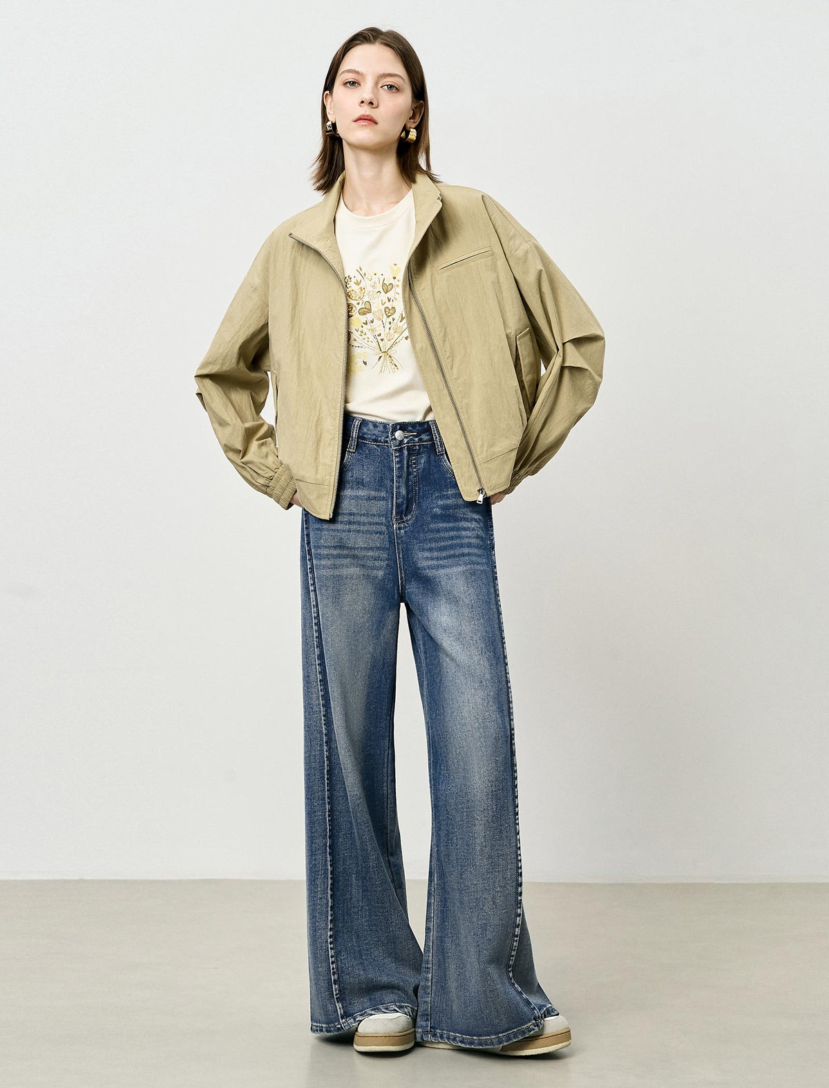 Minimalist Lapel Loose Short Jacket