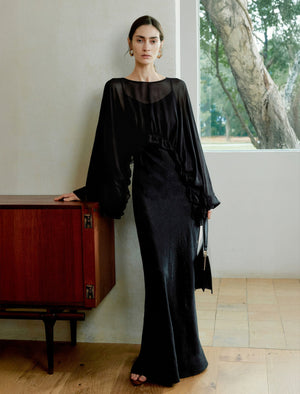 Timeless Acetate Slip Maxi Dress