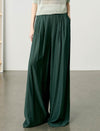Textured High Waist Wide Leg Floor-Length Pants