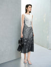 Ocean Breeze Sleeveless Midi Dress