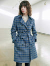 Collared Double-Breasted Belted Relaxed Trench Coat