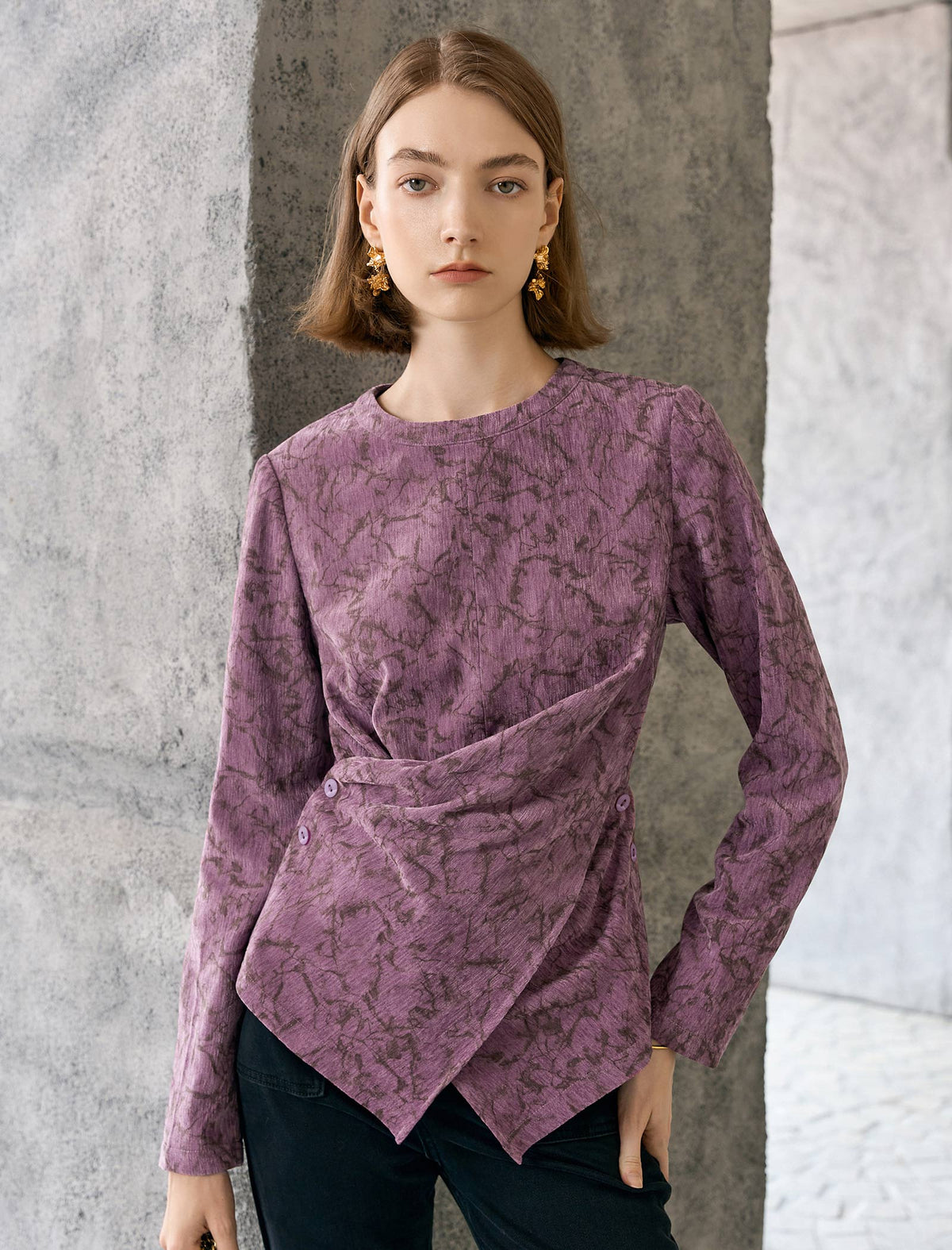 Classic Floral Print Top