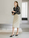High-Waisted Pencil Skirt