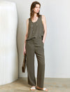 Wide Leg Straight Pants