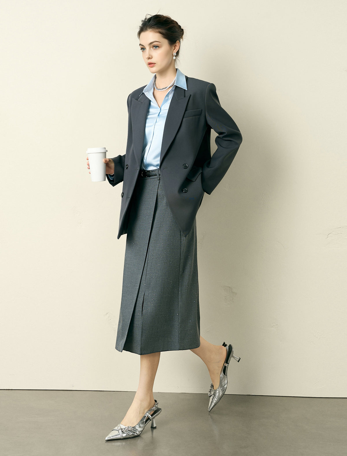 Oversized Lapel Blazer