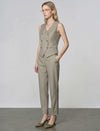 Structured Double-Breasted Vest