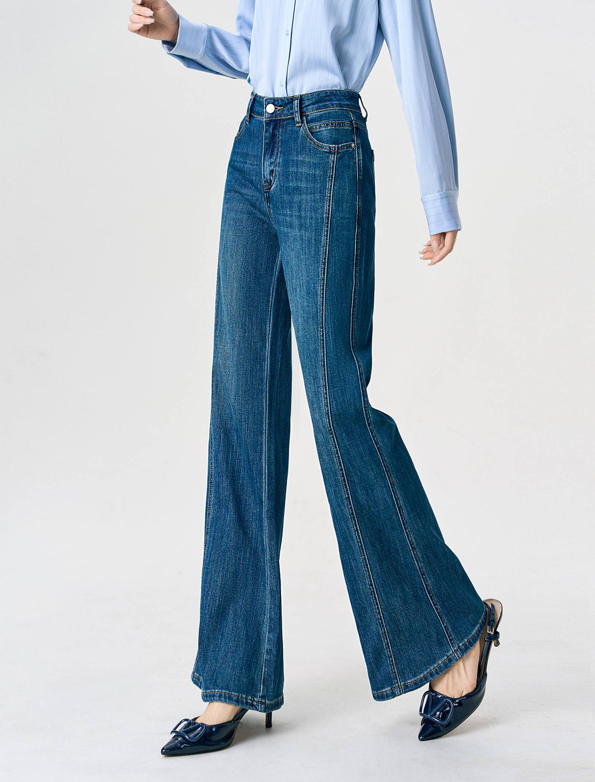 Slim Fit Flare Denim Jeans