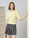 3D Butterfly Embroidered Knit Top