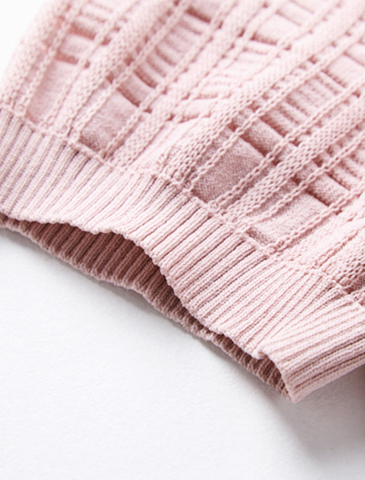 Textured Knit Round Neck Top