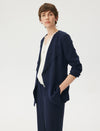 Flowy Drape Front Jacket