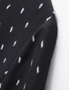 Black And White Polka Dot Short Sleeve Midi Dress