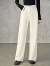 High-Waisted Wide Leg Denim Pants