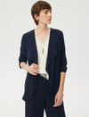 Flowy Drape Front Jacket