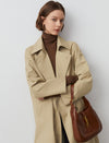 Double-Breasted Relaxed Fit Trench Coat