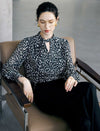 Vintage Polka Dot Long Sleeve Shirt