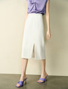 Side Slit Midi Pencil Skirt