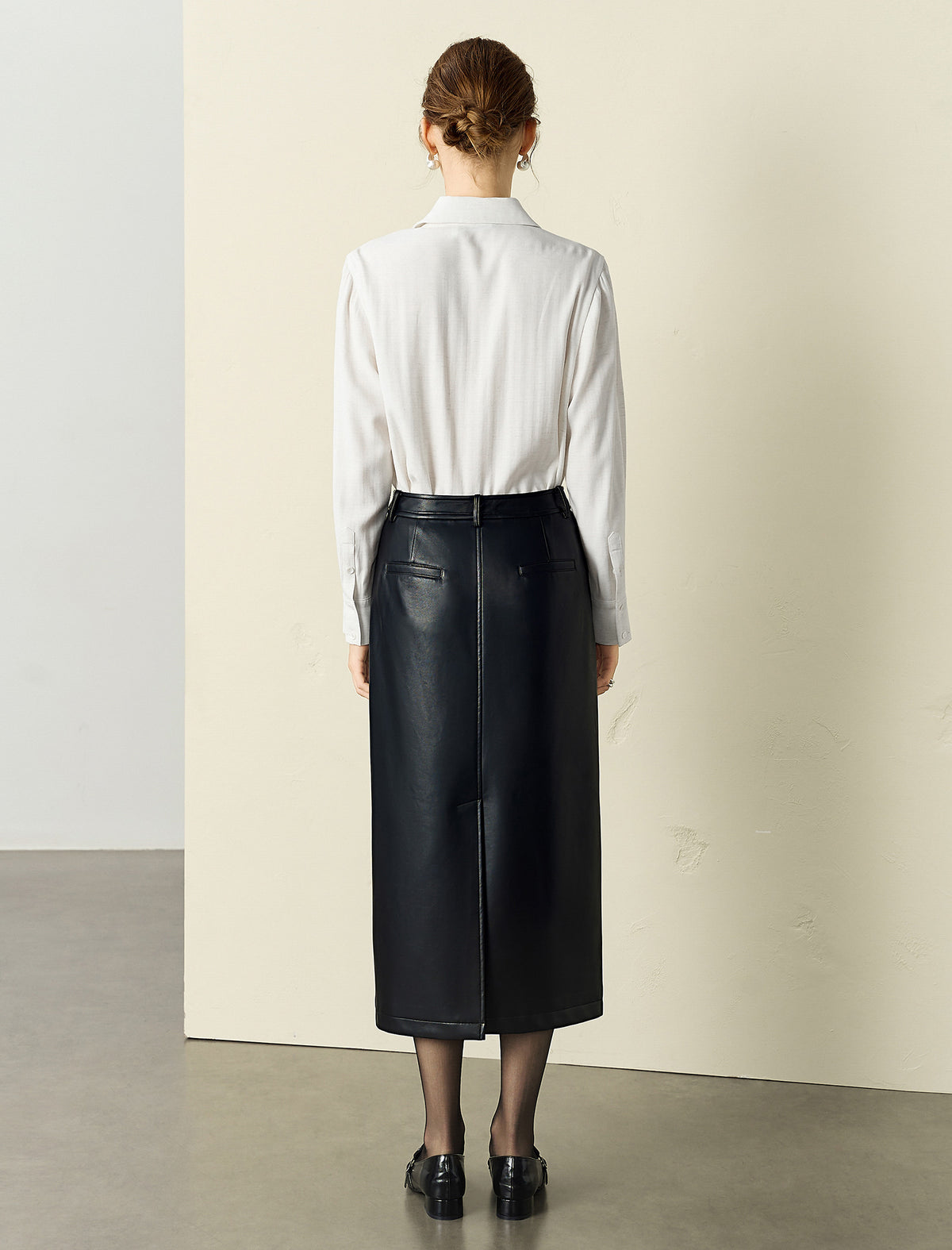 Embellished Collar Button-Down Shirt