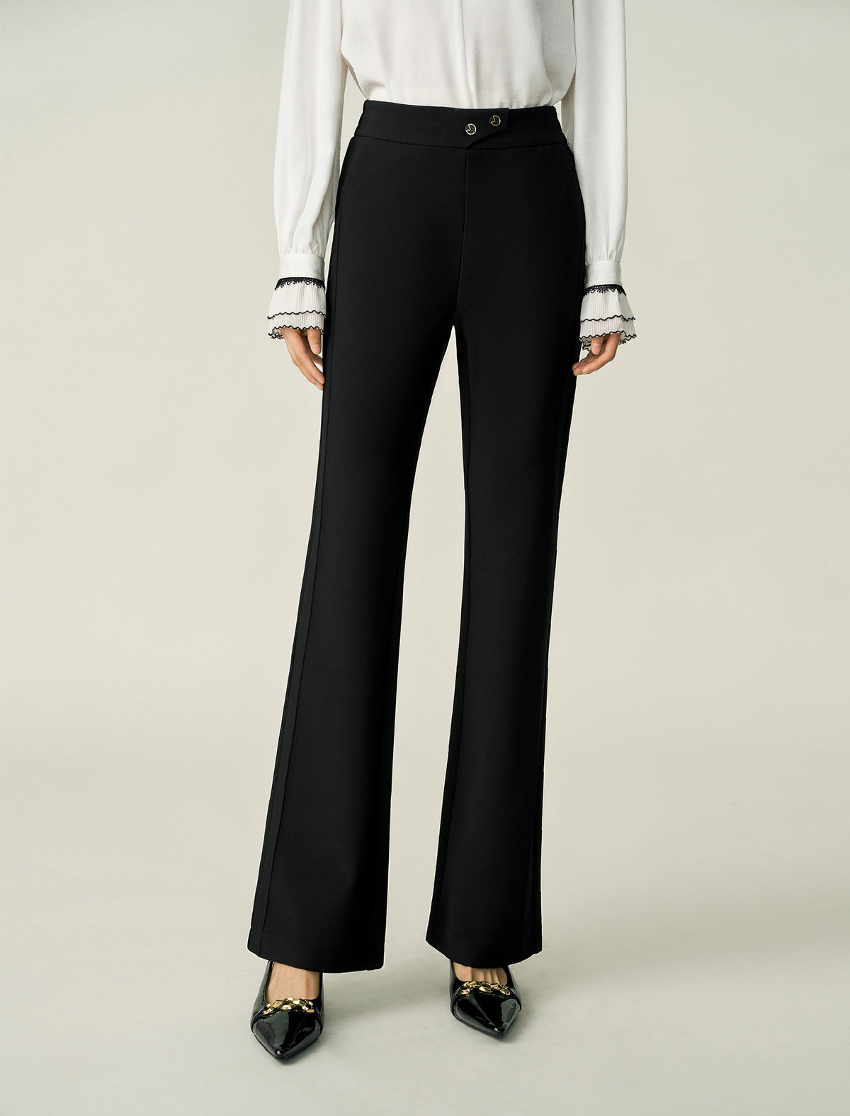 High-Waisted Flare Pants