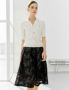 Lace A-Line Skirt