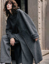 100% Wool Hooded Coat