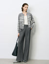 High-Rise Pleated Wide-Leg Trousers