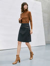 Classic Wool Blend Skirt