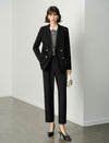 Black Double-Breasted Blazer