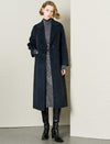 Wool-Alpaca Blend Single Button Long Coat