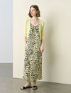 Soft Yellow Short Semi-Sheer Cardigan