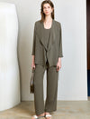 Wide Leg Straight Pants