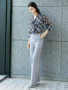 High-Rise Wide Flare Dress Pants