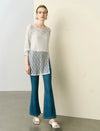 Sheer Textured Knit Top