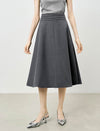 A-Line Sparkle Detail Midi Skirt