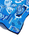 Amalfi Breeze 100% Mulberry Silk Square Scarf