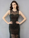 Embellished Sequin Luxury Maxi Dress