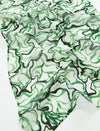 Green Abstract Print Scarf