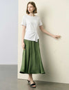 Short‑Sleeve T‑Shirt with Irregular Hem