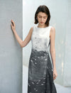 Ocean Breeze Sleeveless Midi Dress