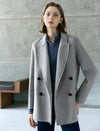 100% Wool Double-Breasted Blazer