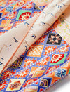 Nomad Mosaic 100% Mulberry Silk Square Scarf