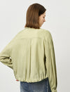 Yellow Loose Long-Sleeve Utility Shirt