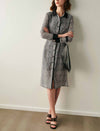 Houndstooth Shirt Dress