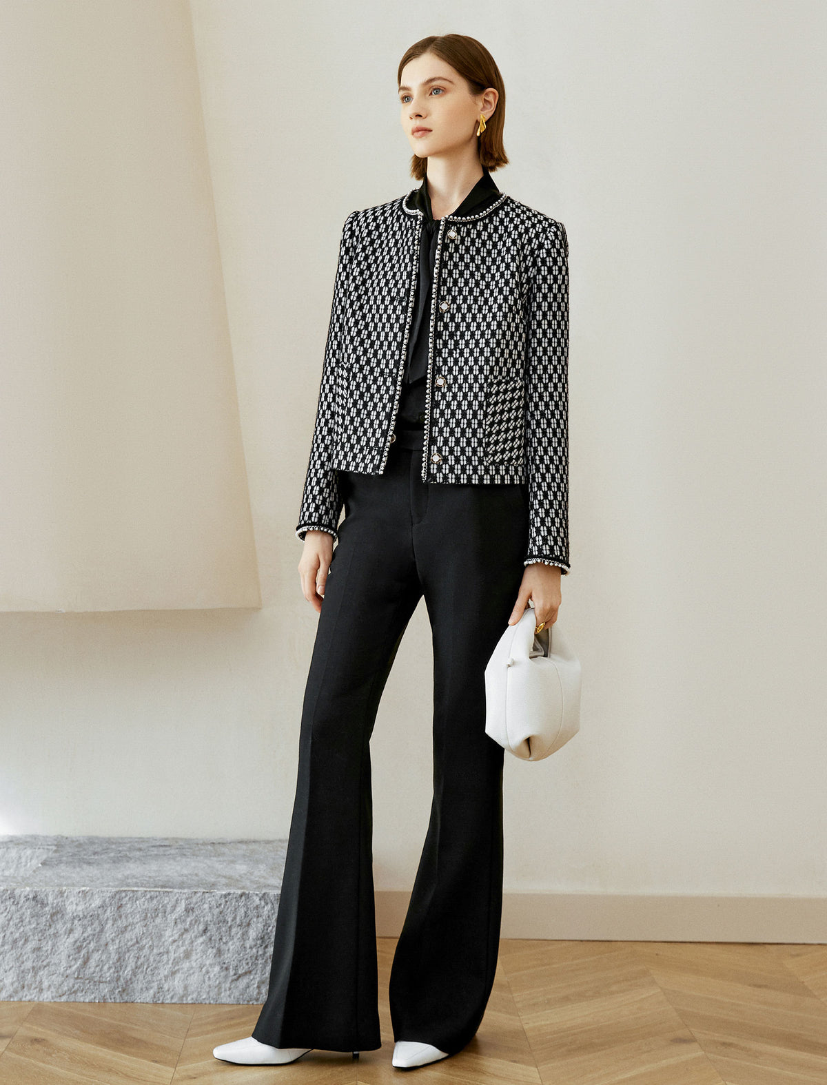 Tailored Subtle Flare Dress Pants